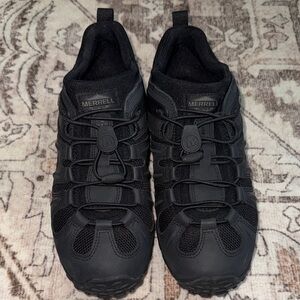 Merrell Black Slip-On Trail Sneakers